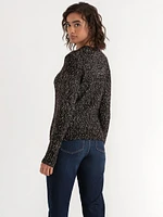 Crew Neck Lurex Sweater