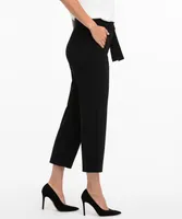 Scuba Crepe Straight Crop Pant