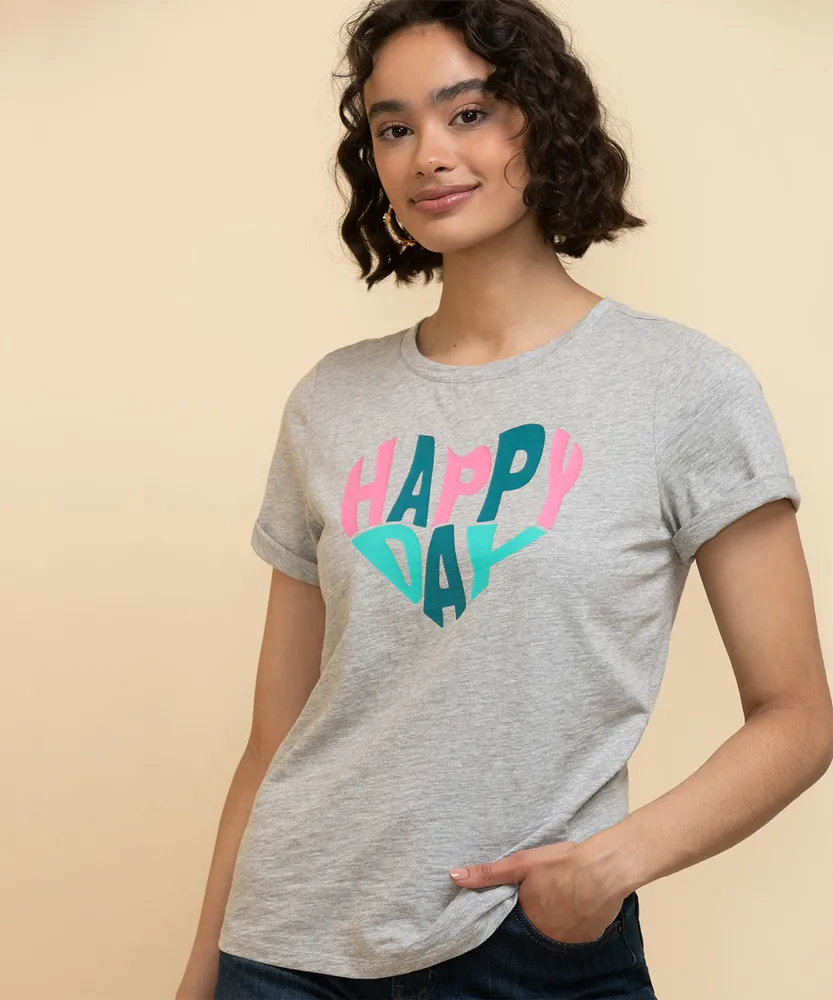 Short Sleeve Crew-Neck Relaxed Tee