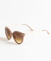 Oversized Taupe Sunglasses