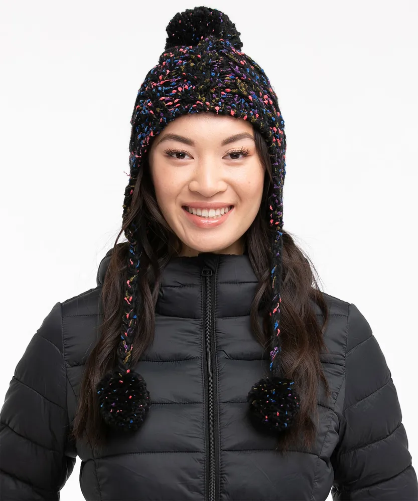 Pom Pom Confetti Knit Hat