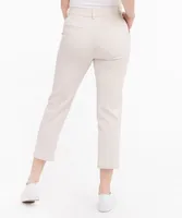Matte Sateen Straight Crop Pant