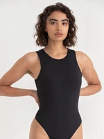 Sleeveless High-Neck Bodysuit