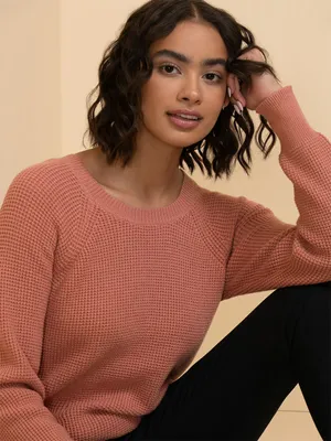Waffle Knit Sweater