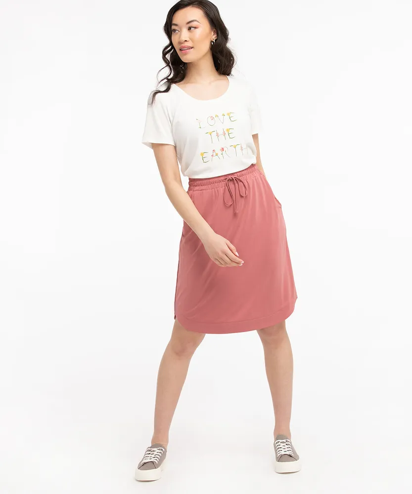 Eco-Friendly Drawstring Skirt