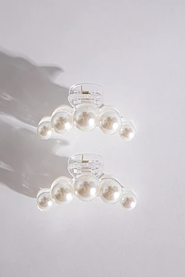 Pearl Hair Claw 2 Pack