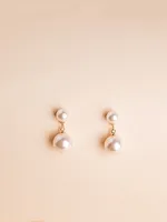 Bold Pearl Drop Earrings