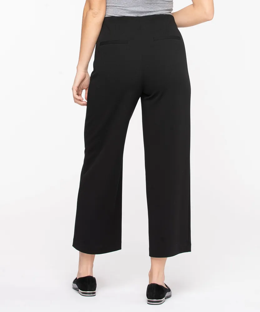 Scuba Crepe Wide Leg Crop