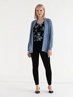Cashmere Open Cardigan