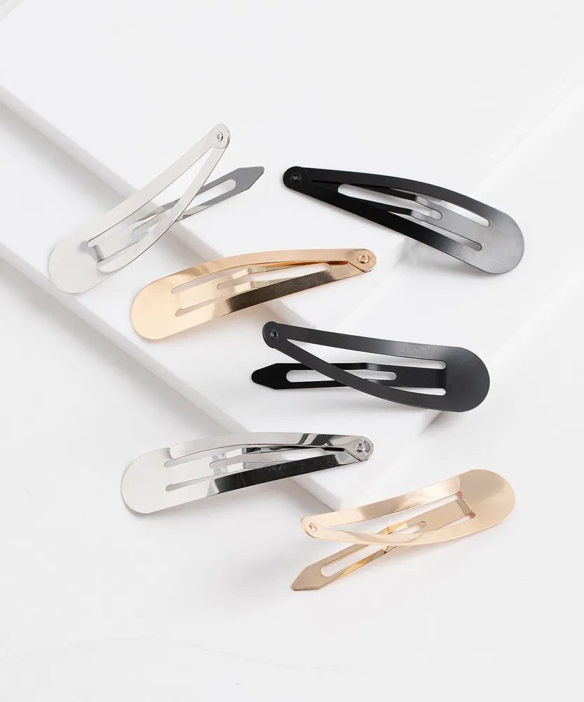 Metallic Hair Clip 6-Pack