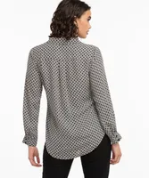 Patterned Collared Shirt