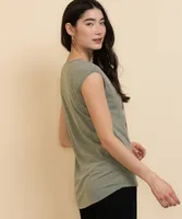 Crew Neck Extend Sleeve Tee