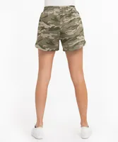 Camo French Terry Pull-On Short