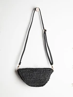 Straw Crossbody Bag