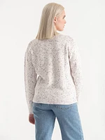 V-Neck Confetti Sweater