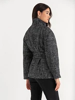 Brynn Wrap Wool Coat