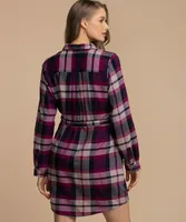 Flannel Shirt Dress