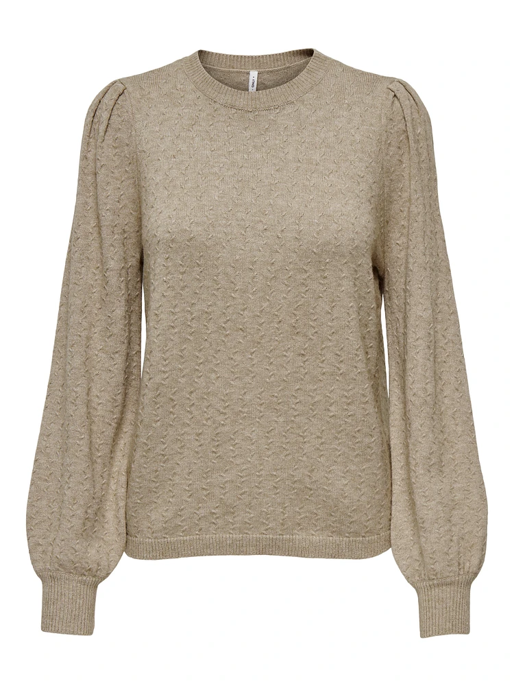 Katia Long Sleeve Textured Sweater