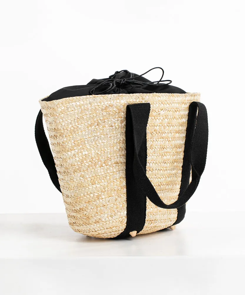 Straw Picnic Bag