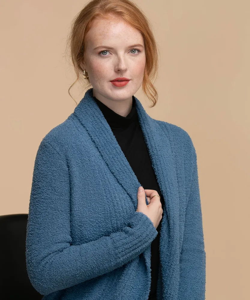 Teddy Cocoon Cardigan