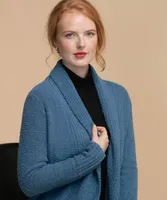 Teddy Cocoon Cardigan