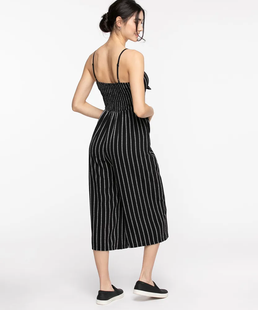 Bow Front Culotte Jumpsuit