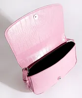 Croco Shoulder Bag