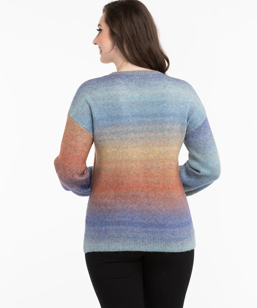 Ombre Pullover Sweater