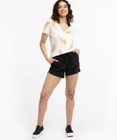 French Terry Pull-On Short