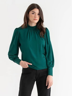 Mock Neck Top