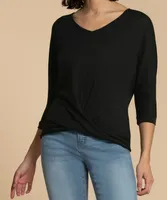 BB Collection Twist Front Knit Top