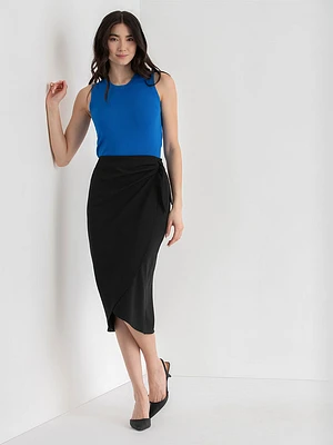 Midi Wrap Skirt