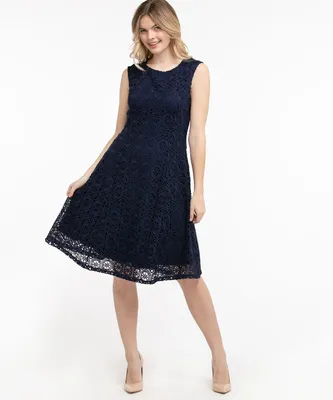 Lace Fit & Flare Dress