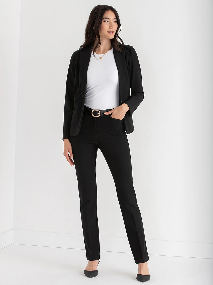 Spencer Straight Leg Pant Luxe Ponte