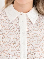 Lace Collared Blouse