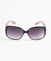 Purple Leopard Sunglasses