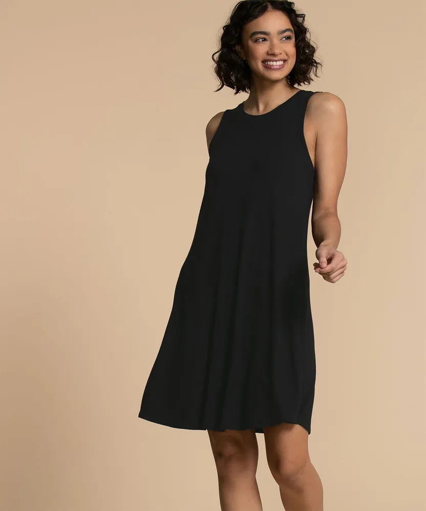 Sleeveless A-Line Dress