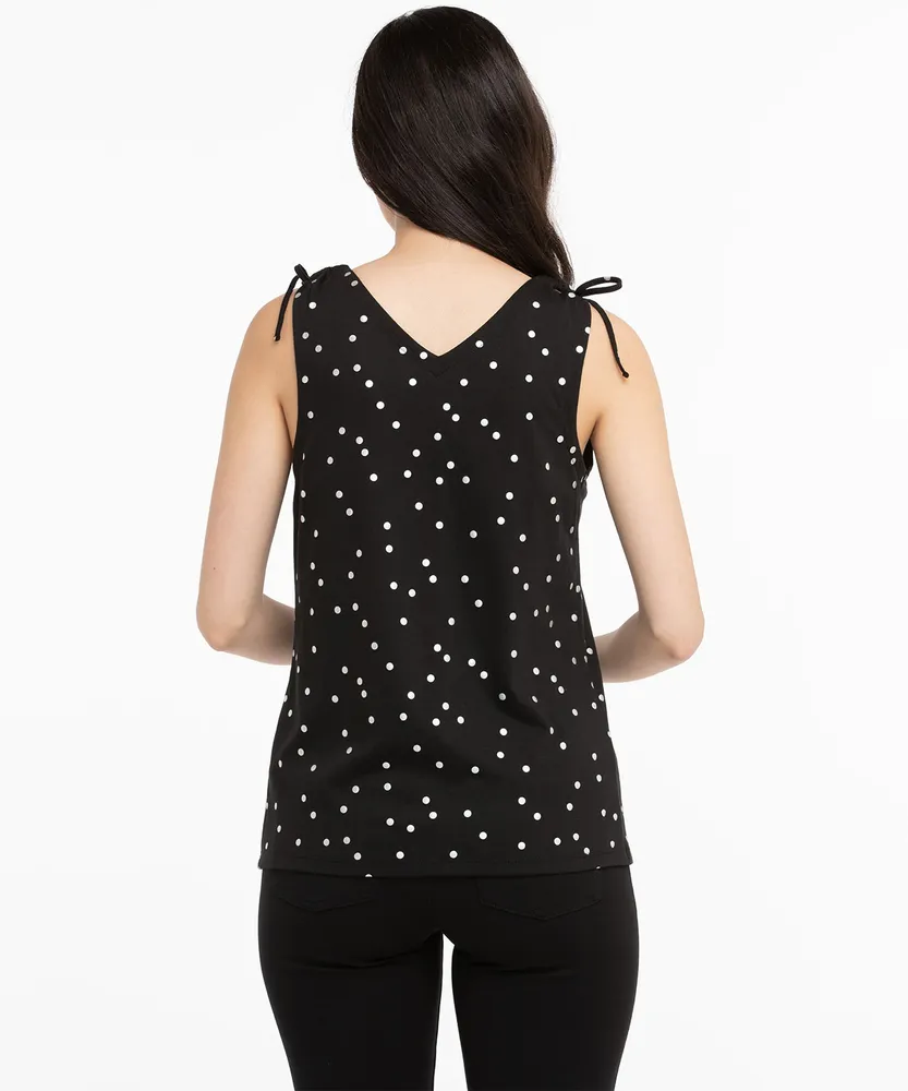 Tie Shoulder Tank Top