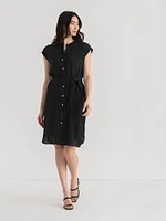 Air Cylinder Henley Dress