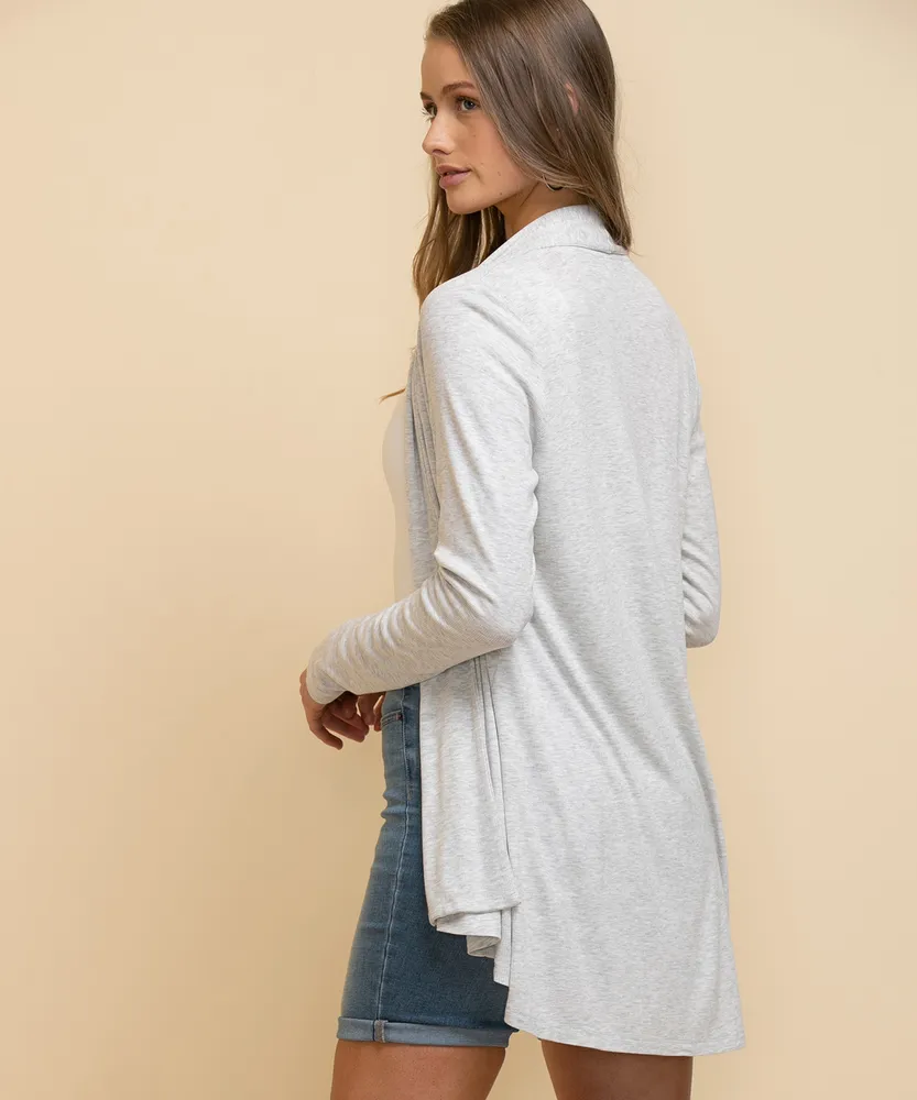 Drape Front Cardigan