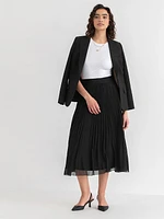 Release Pleat Midi Skirt