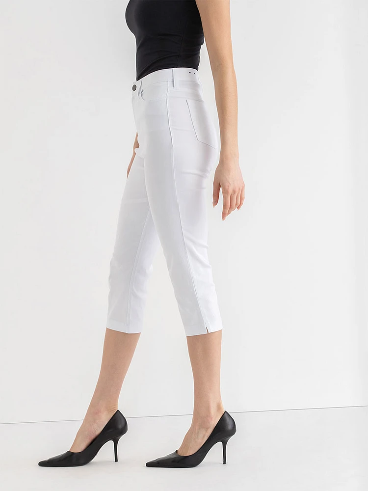 Harlow Skinny Capri Pant Microtwill