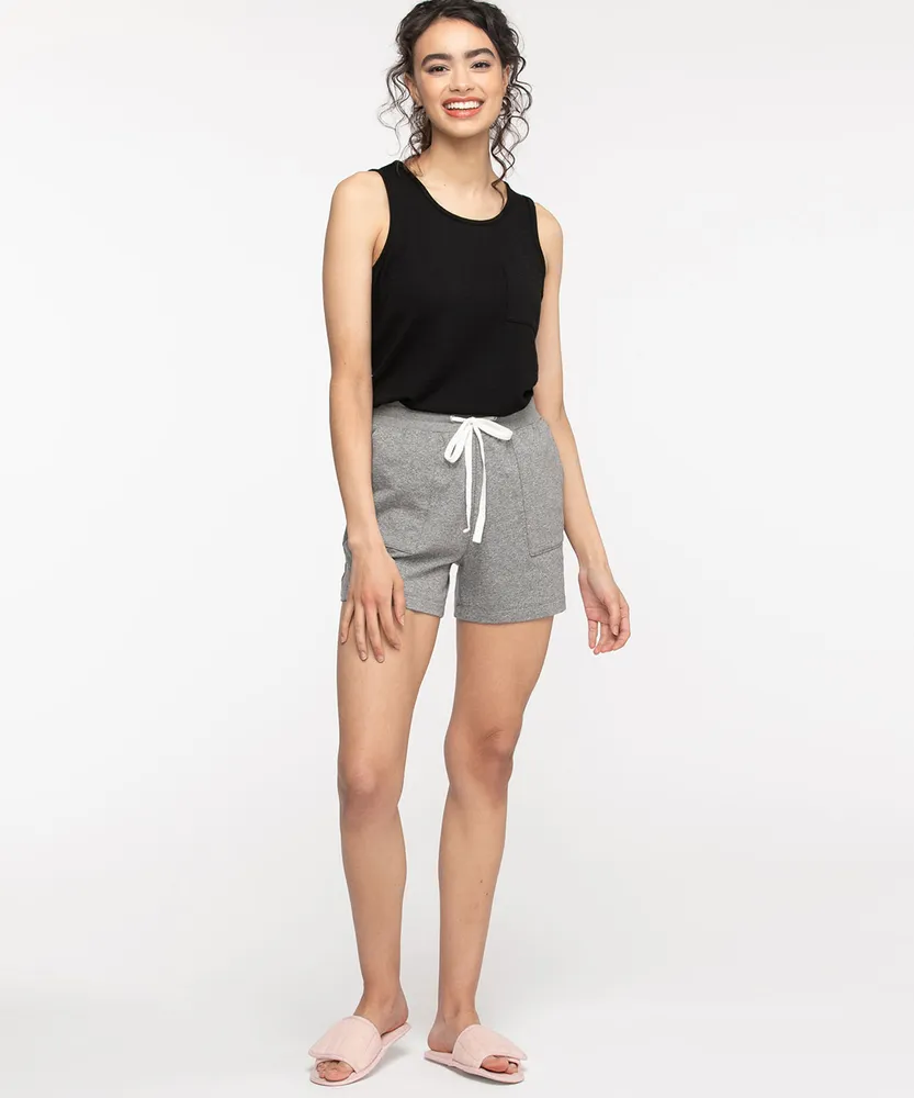 Sleeveless Hacci Pocket Tee