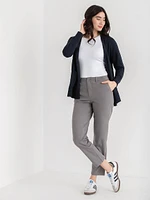 Relaxed Linen-Blend Open Front Cardigan