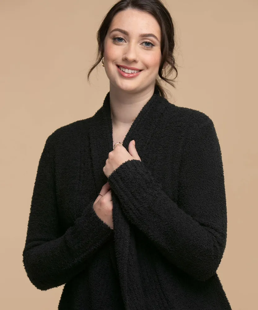 Teddy Cocoon Cardigan