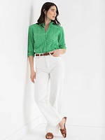 Classic Shirt with Eyelets