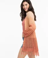 Ombre Fringe Cardigan