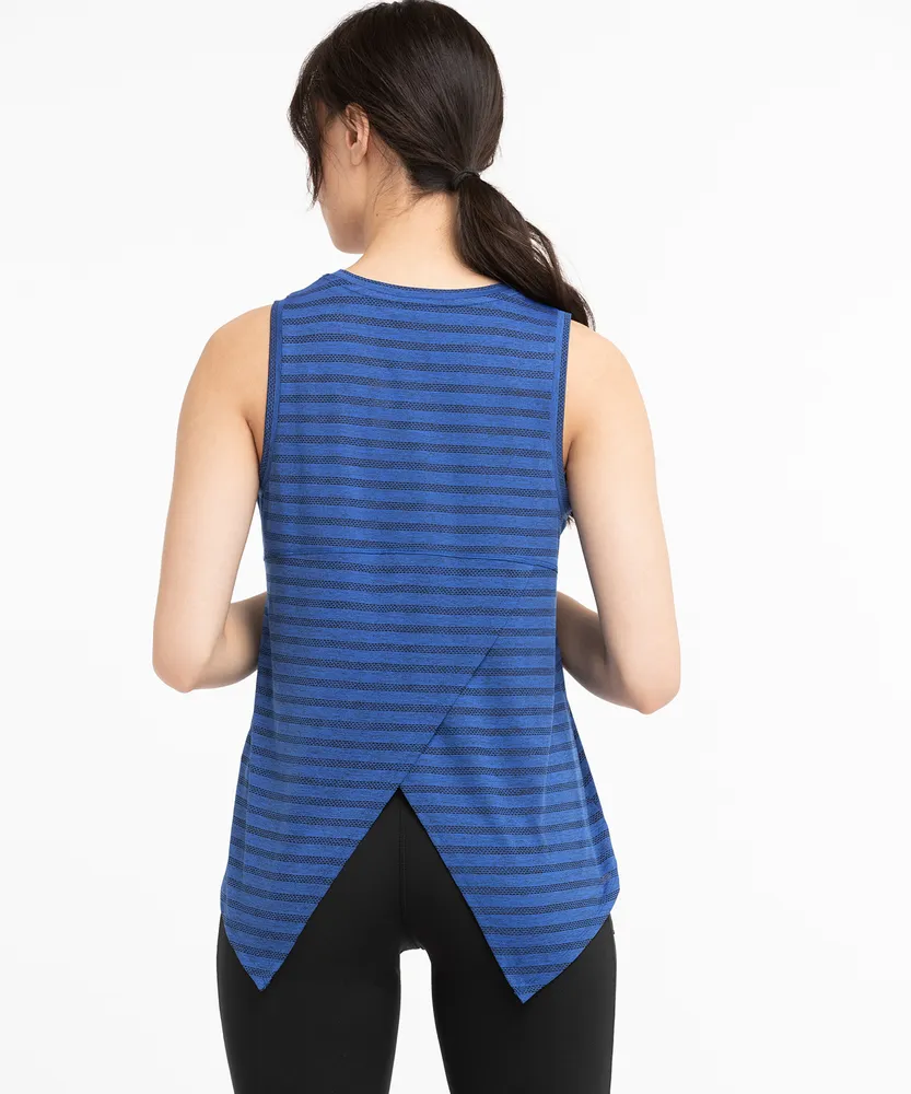 Sleeveless Split Back Top