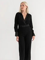 Crepette Wide Leg Jumpsuit