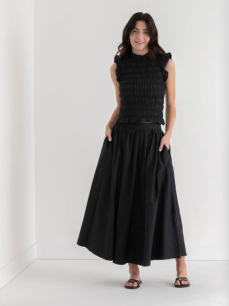 Poplin Full Skirt